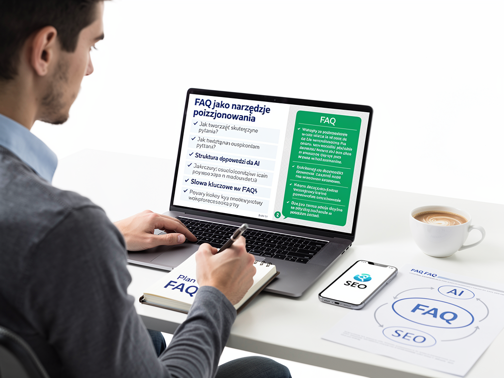 FAQ jako narzędzie pozycjonowania w odpowiedziach AI — jak je tworzyć?