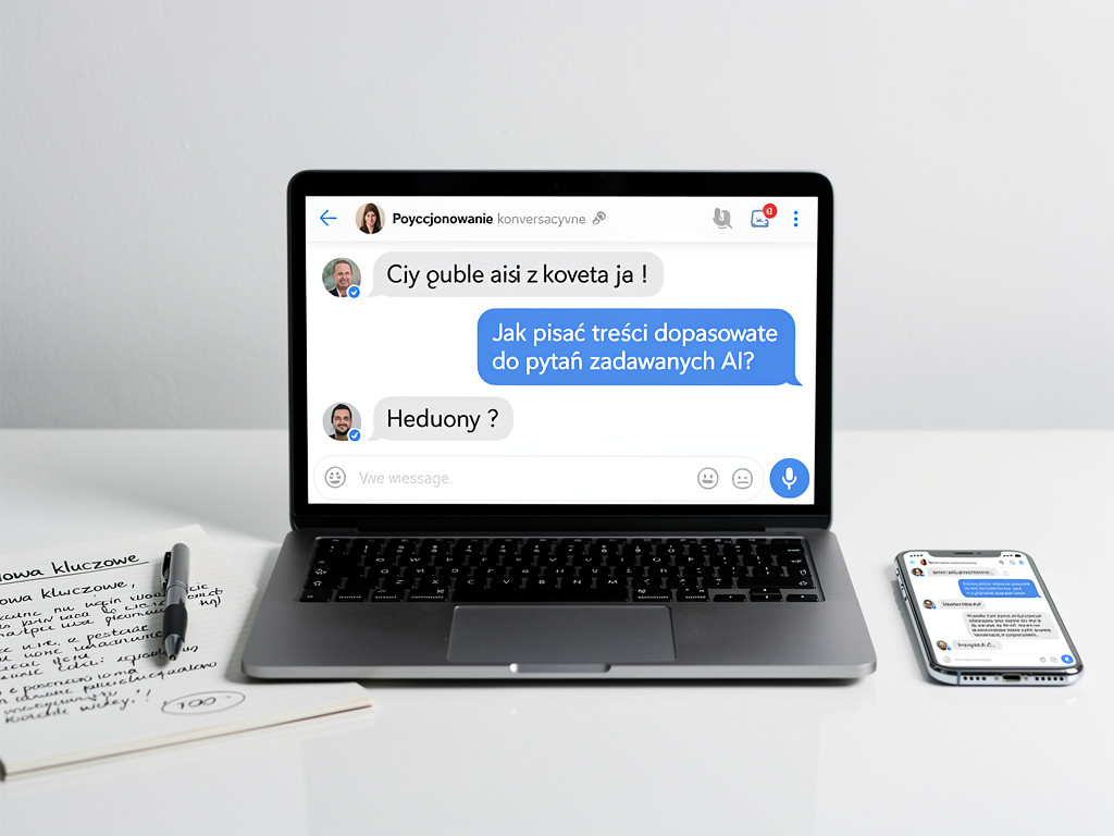 Pozycjonowanie konwersacyjne — jak pisać pod pytania zadawane AI?